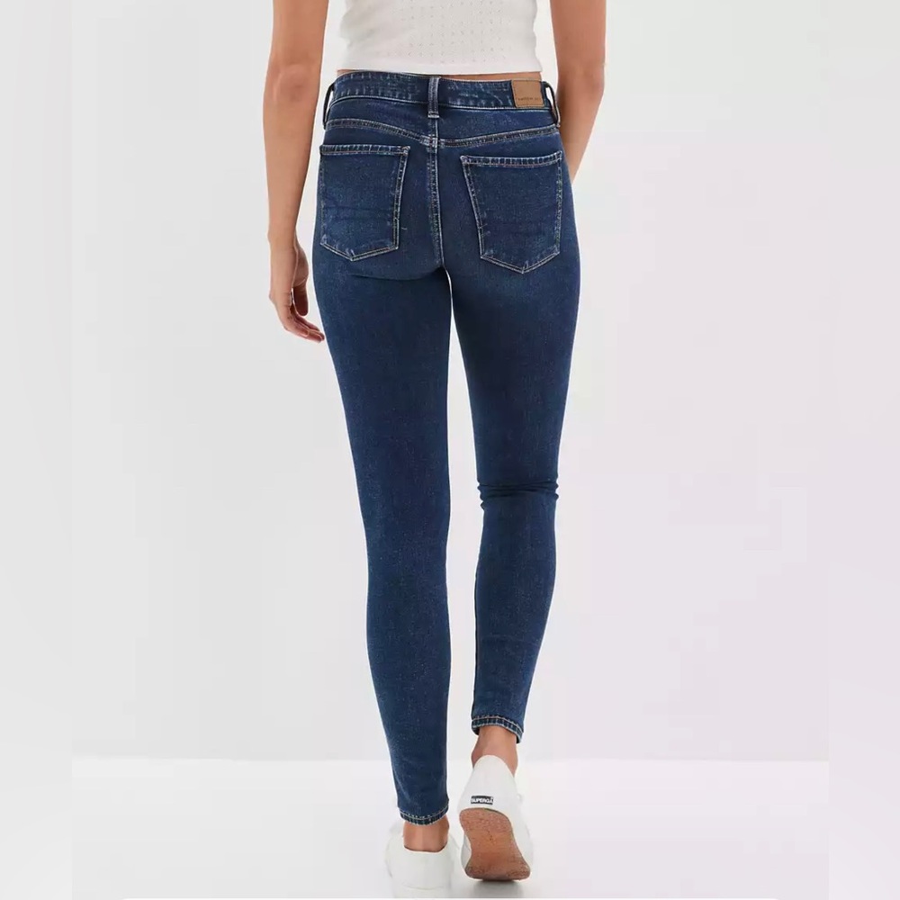 Deep indigo American Eagle jeggings - Picture 3 of 9